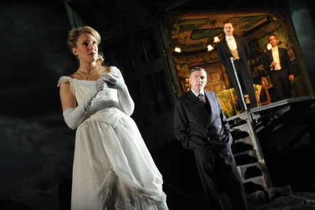 Cast members from the most recent UK tour of An Inspector Calls.